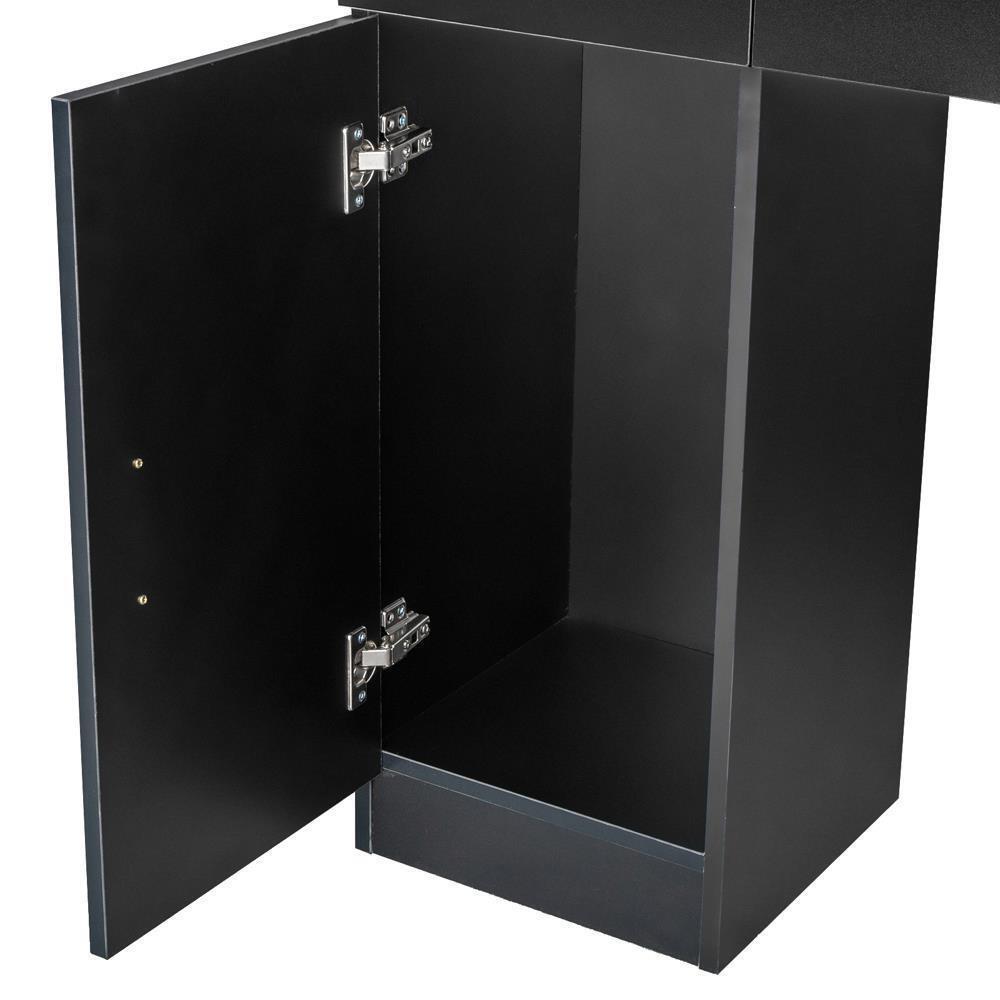 Barber Station, Wall Mount Salon Station for Hair Stylist Salon Spa Cabinets