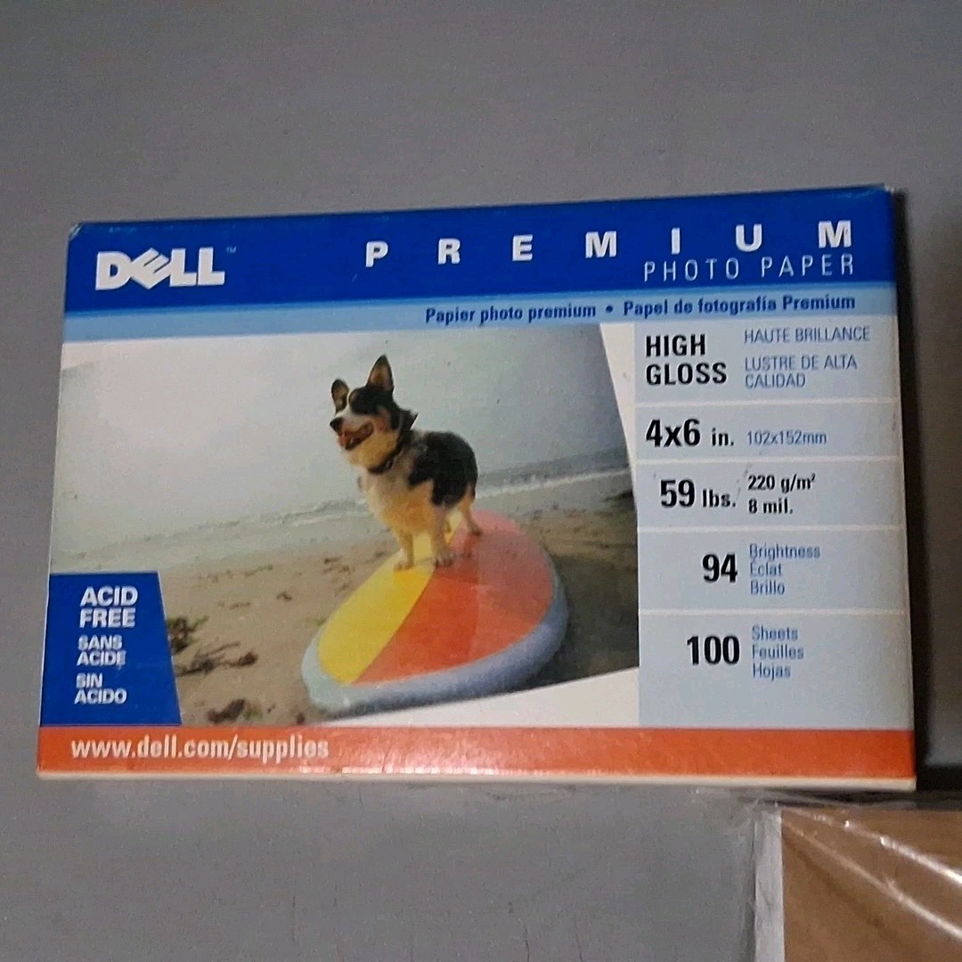 Lot of 8.5X11 Photo Paper 120 Sheets & 4x6 300 Sheets New, Open And Sealed