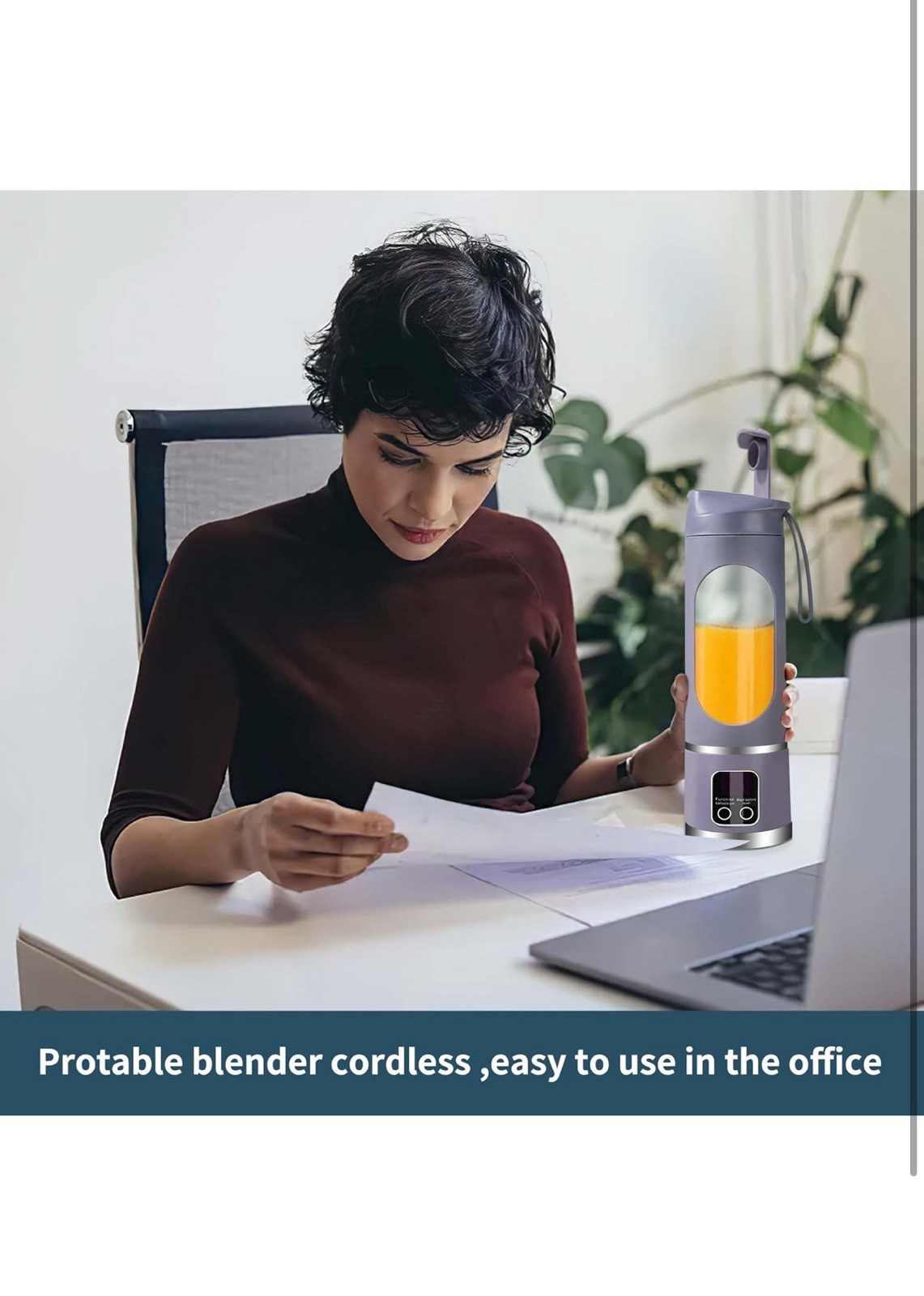 Portable blender,USB-C rechargeable,Personal compact