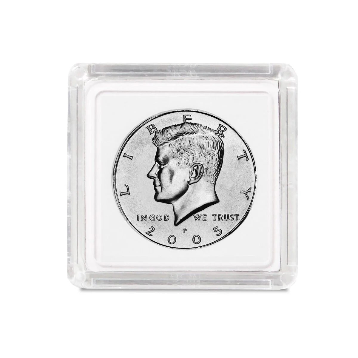 25 BCW 2x2 Coin Snap Air tite Capsule Holders for US Half Dollar 30.6mm 1 BOX