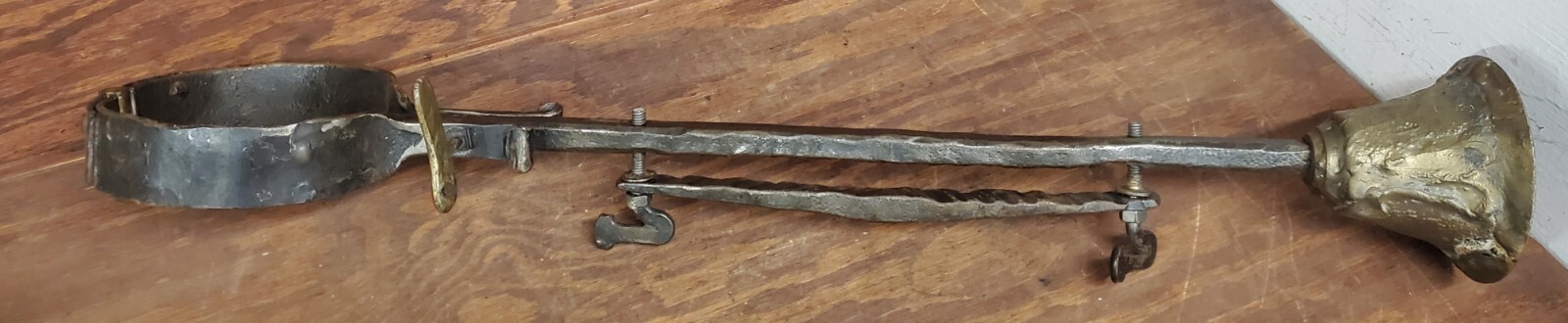 Blacksmith Made Fantasy Device "Demented Trumpet" Restraint Device