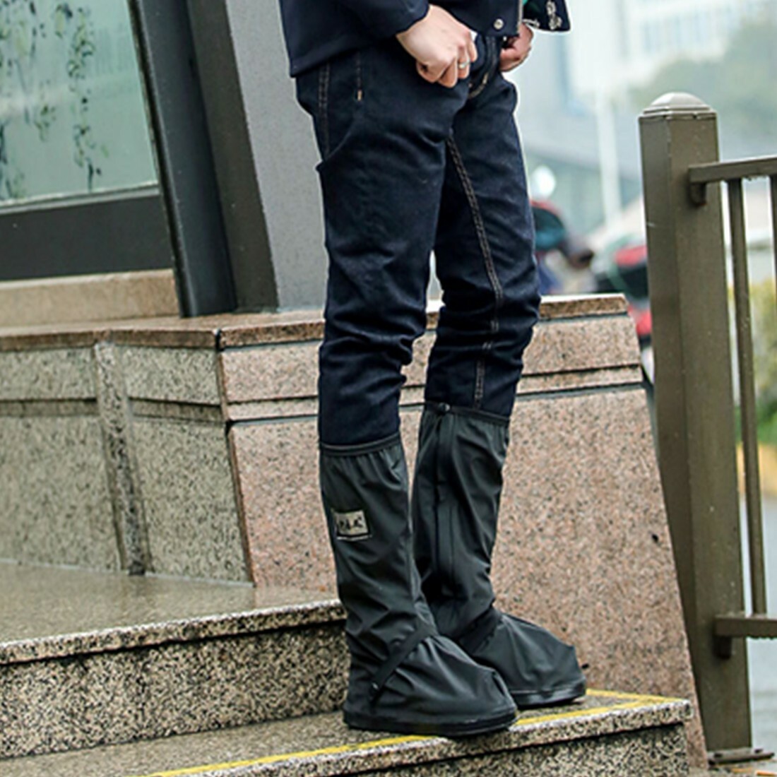 Reusable Rain Shoe Waterproof Covers Anti-slip Unisex Overshoes Boots S-XXL