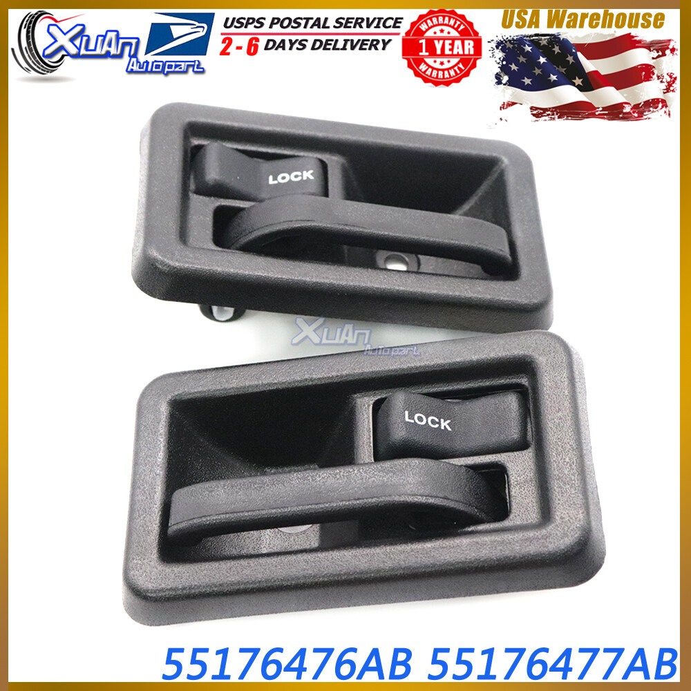 1987-2004 US Inside Left Right Side Interior Door Handle for Jeep Wrangler YJ TJ