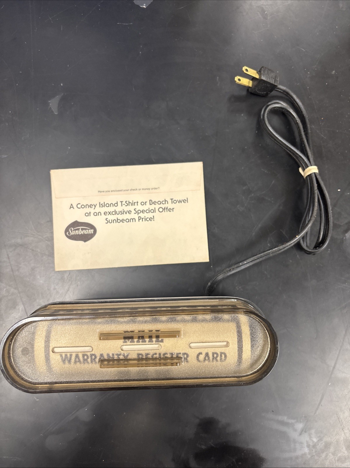 Vintage 1970s Sunbeam Coney Island Frank‘N Bun Hot Dog Steamer - Working