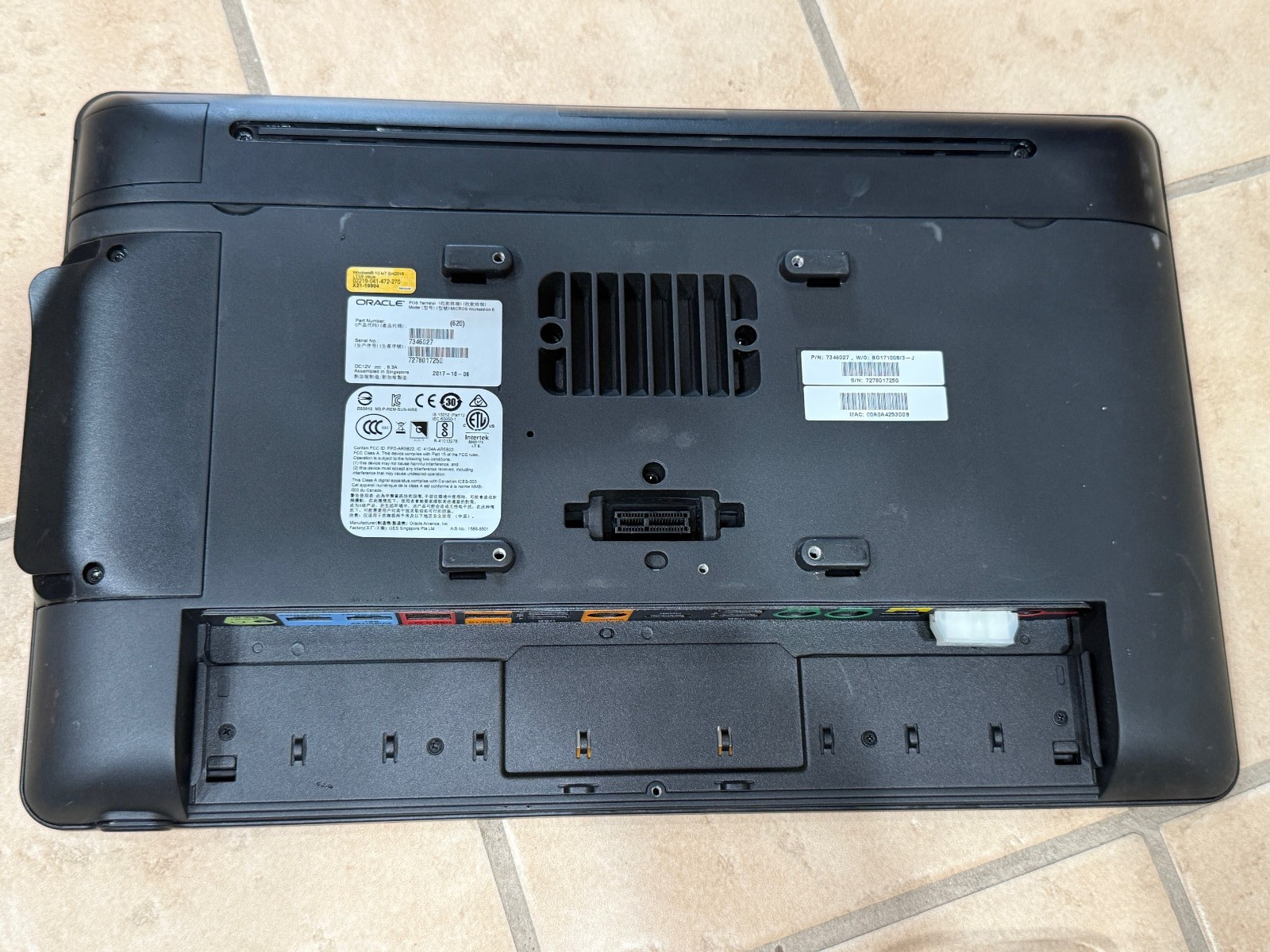 Micros Workstation 6 620 Touch POS System 1.9GHz 8GB 128GB + Win 11 Pro/AC Adapt