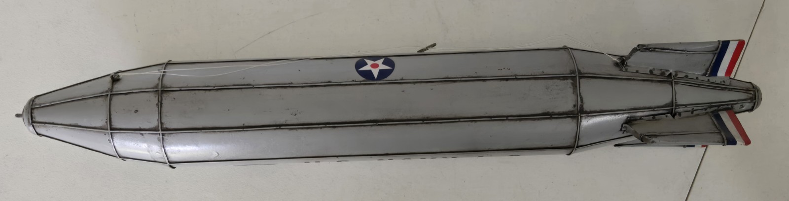 WWII 26" U.S. Navy L-2 Metal Model Hanging Blimp Airship Toy