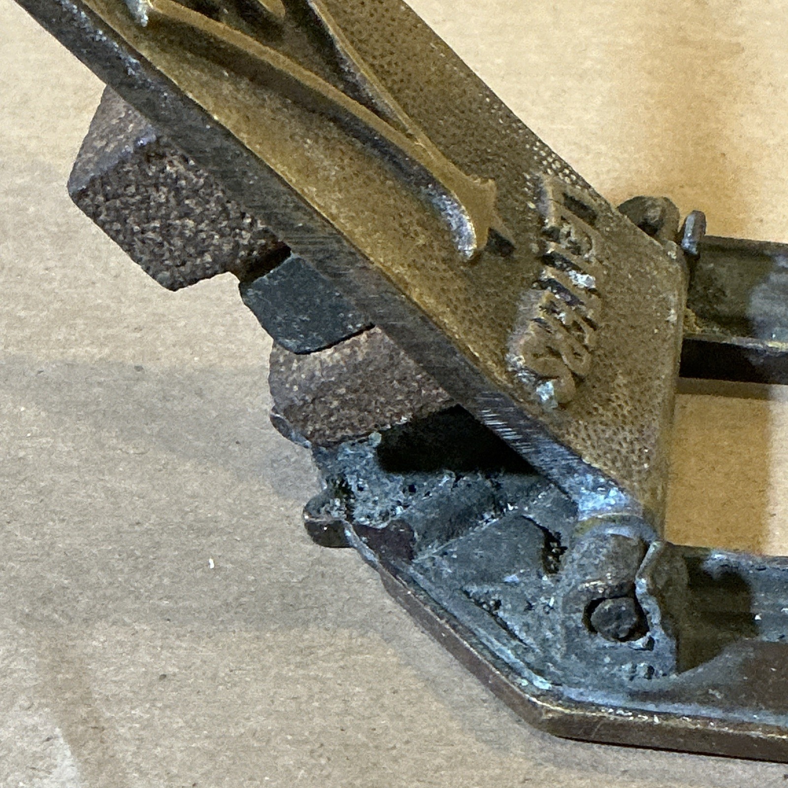 Antique Brass Letter Slot As Is INV-JDH12