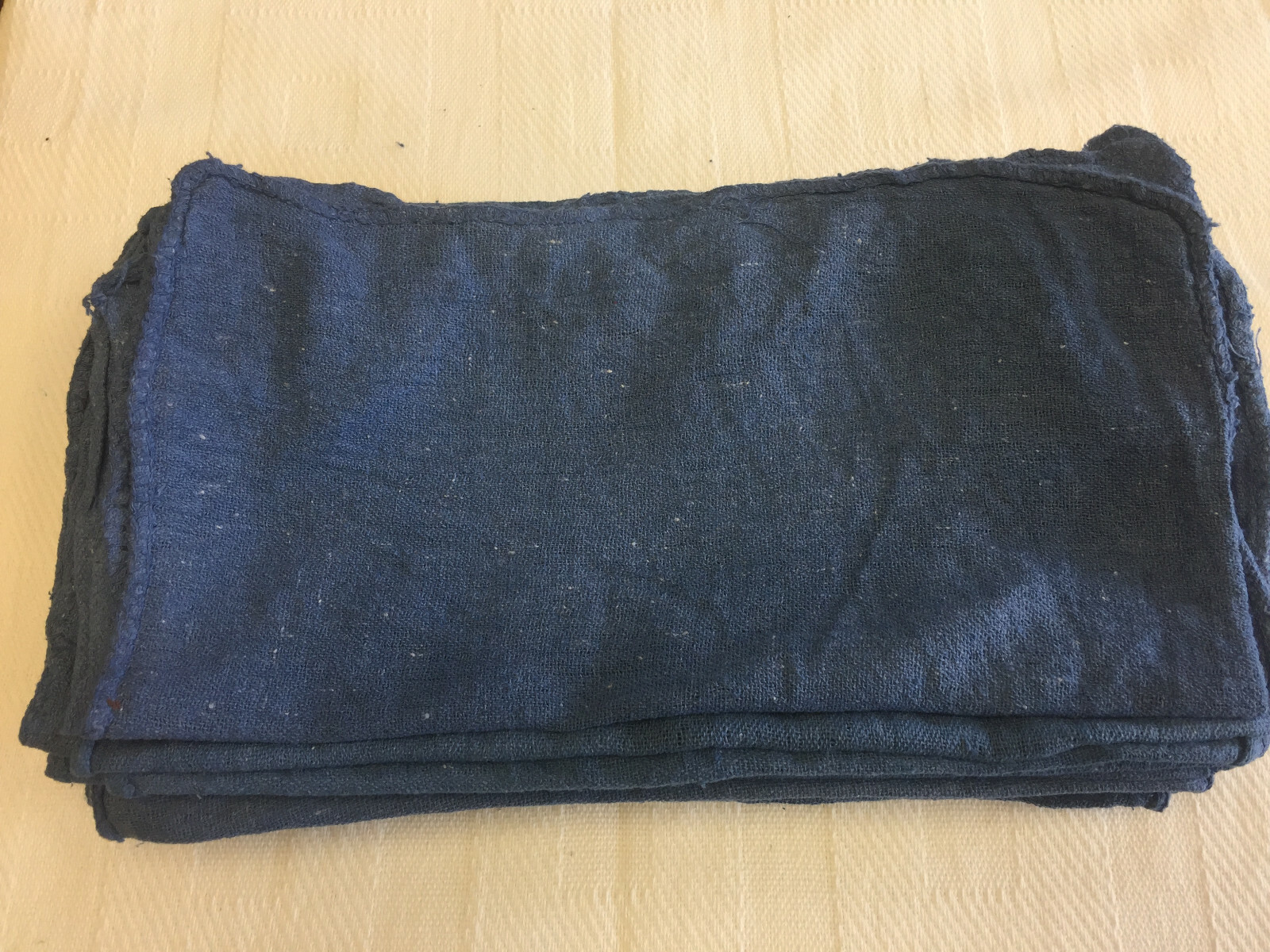 1000 Pieces New Blue Shop Towels Rags Industrial 18"x30"