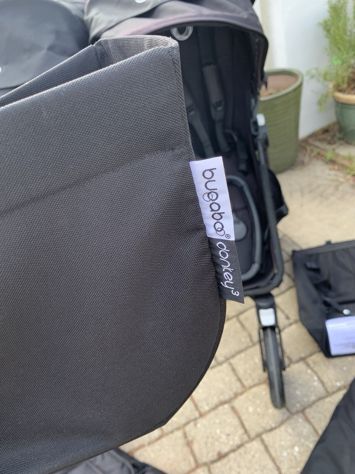 Bugaboo Donkey 3 Twin bassinet and seat stroller With Accessories Black