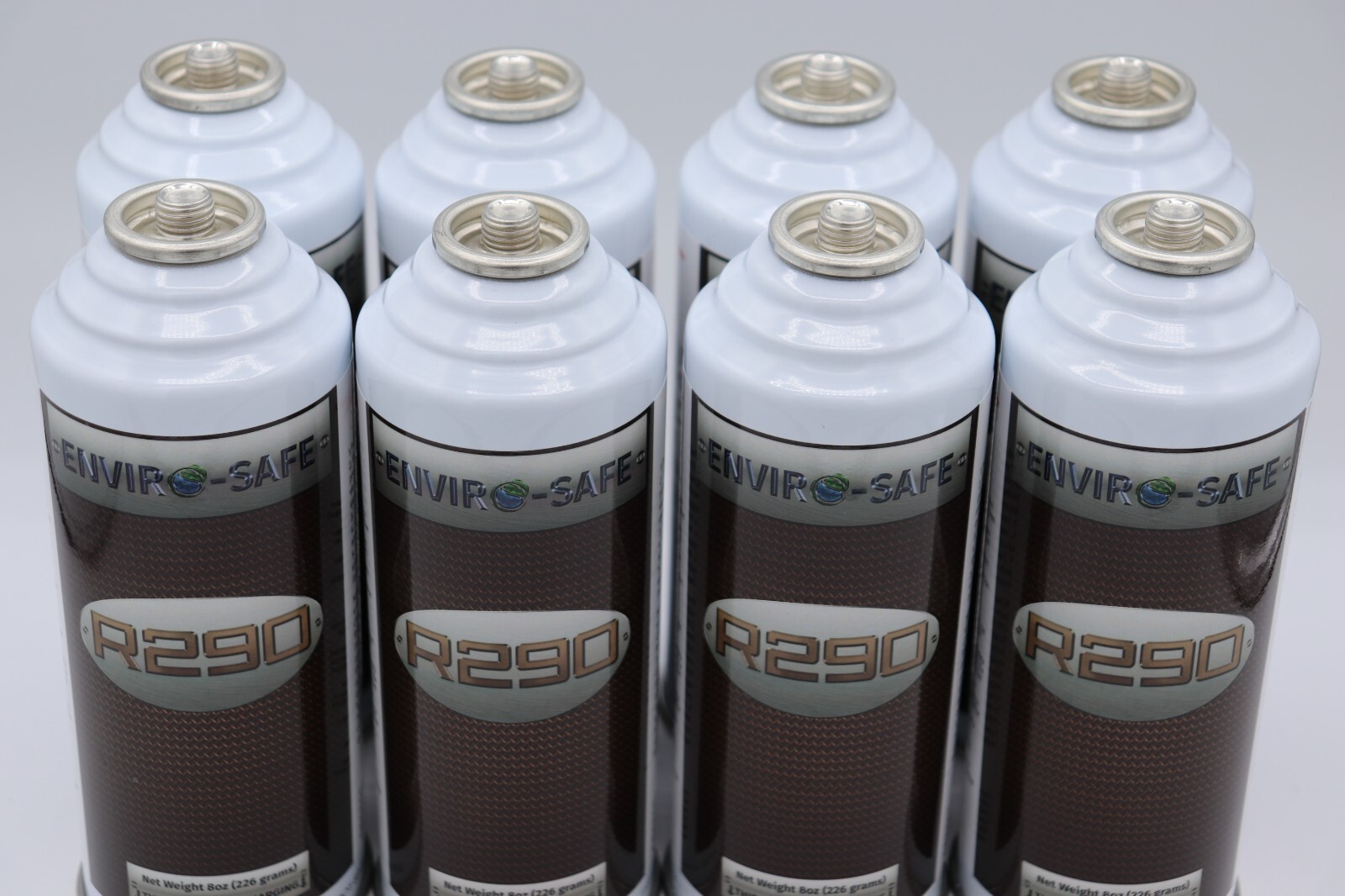 R290 Refrigerant - 8 Pack (Approved for Fridges, Freezers and Ice Makers)