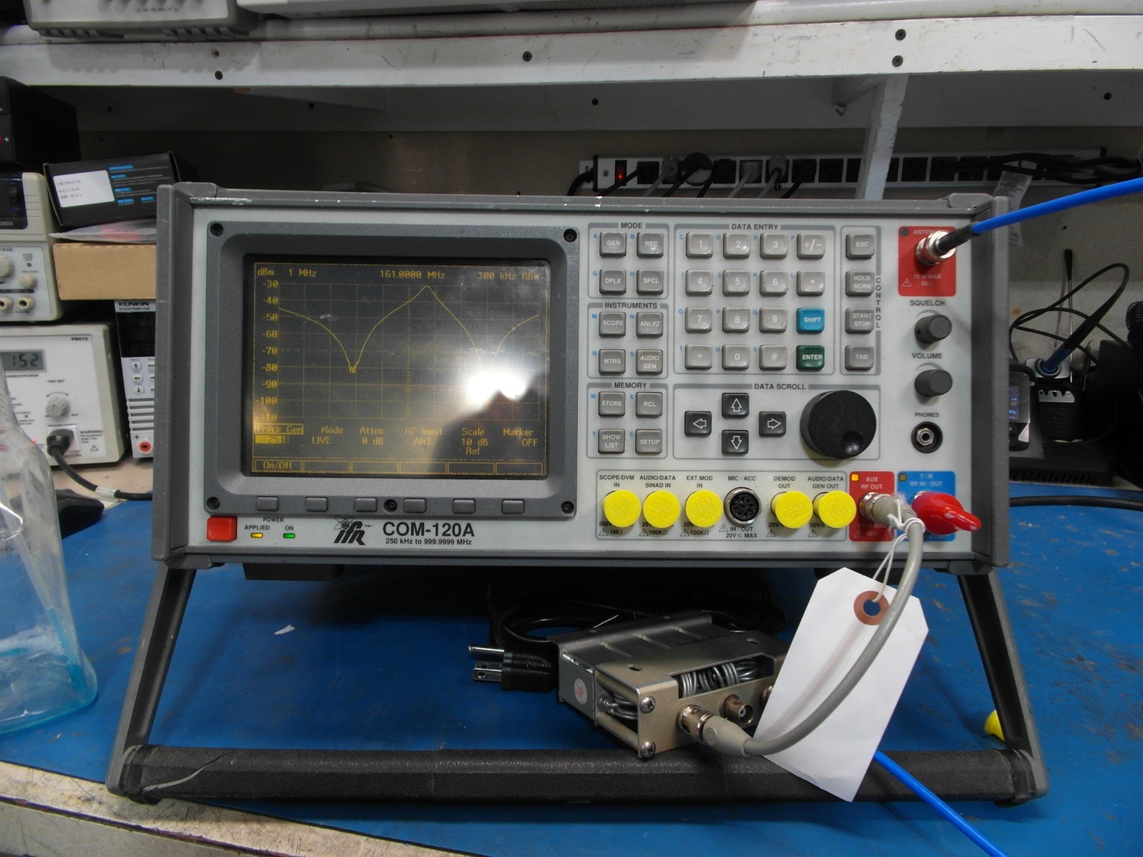 Aeroflex IFR COM-120A Communication Service Monitor CALIBRATED LOADED READ