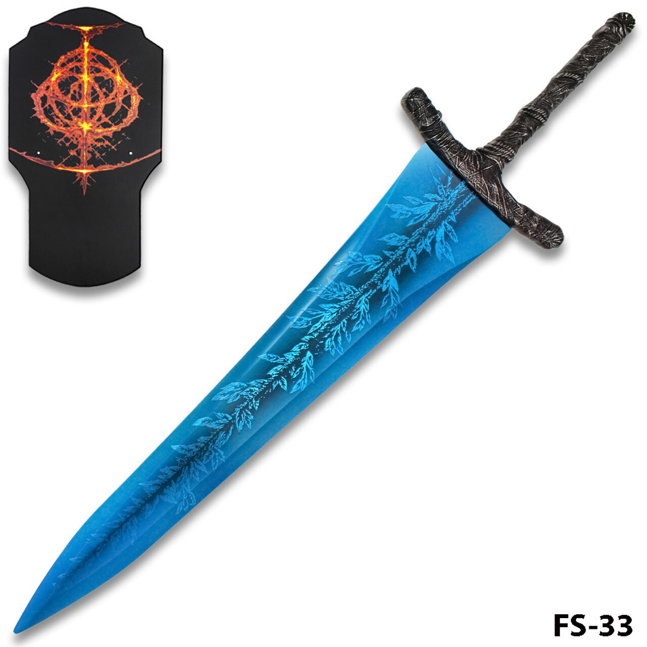 Dark Moon Greatsword Edken Ring Blue Metal Sword