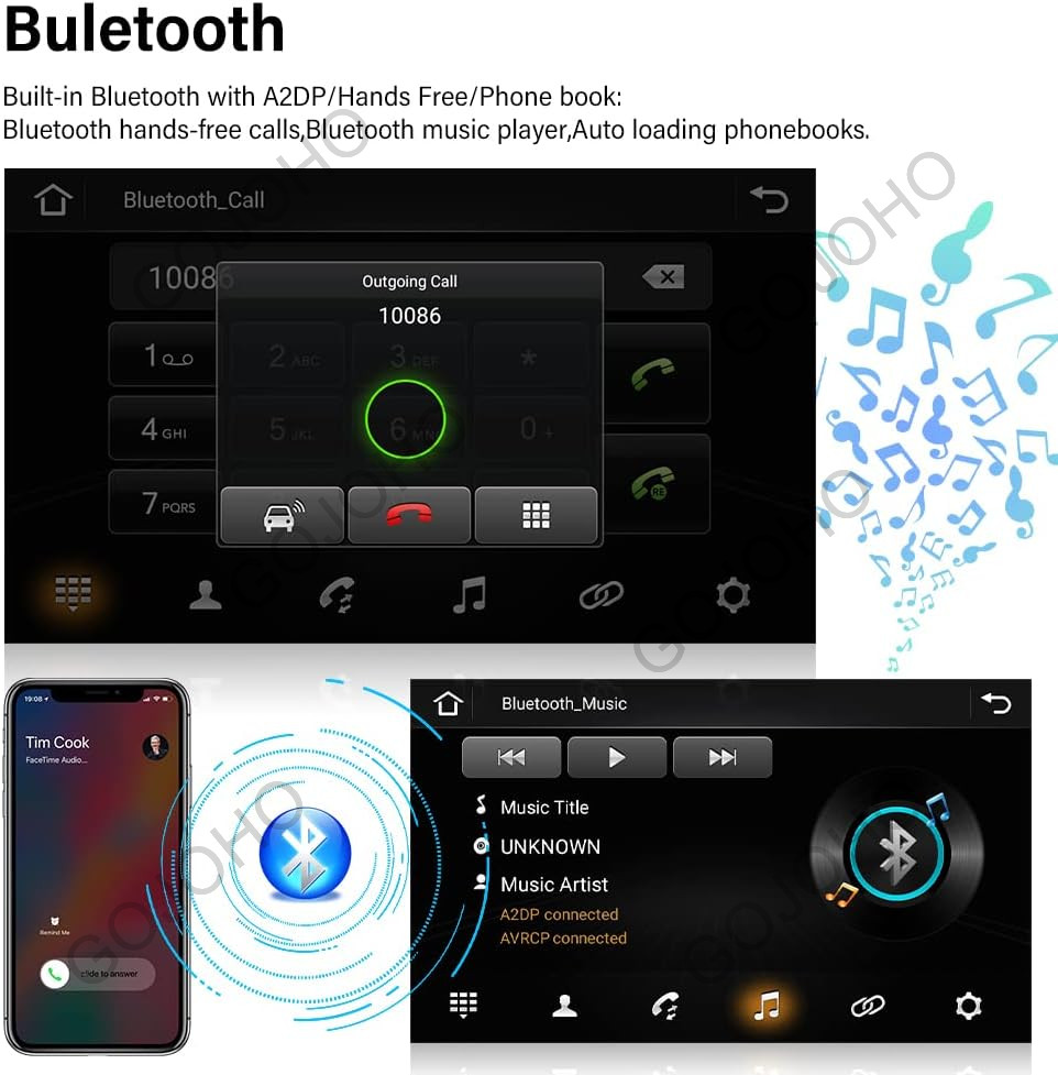 4+64GB Android 13 Car Radio Stereo GPS Navi Carplay For Honda Element 2002-2006