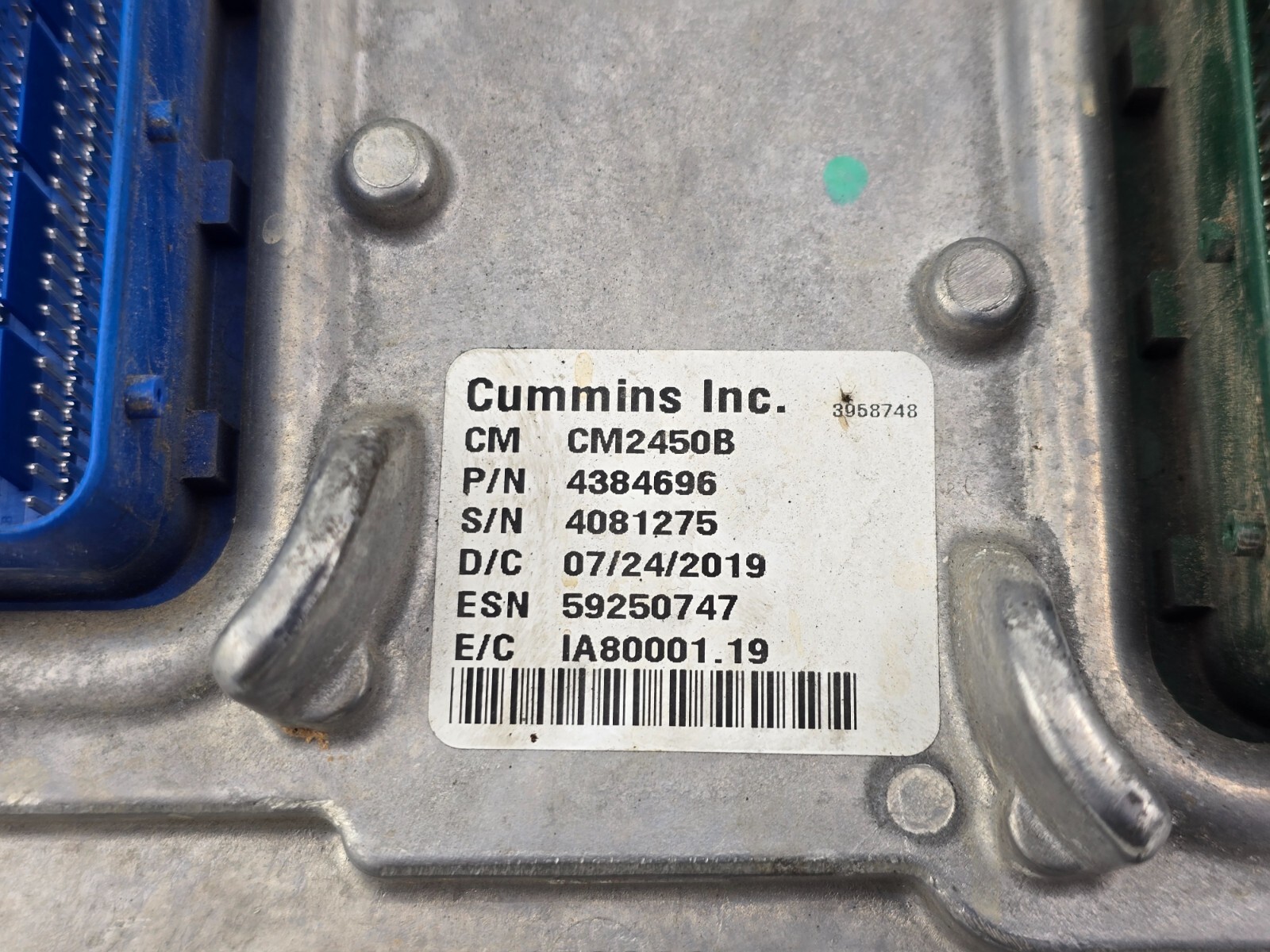 19 - 21 Dodge RAM 2500 3500 6.7L Diesel 4384696 Engine Computer Module ECM ECU