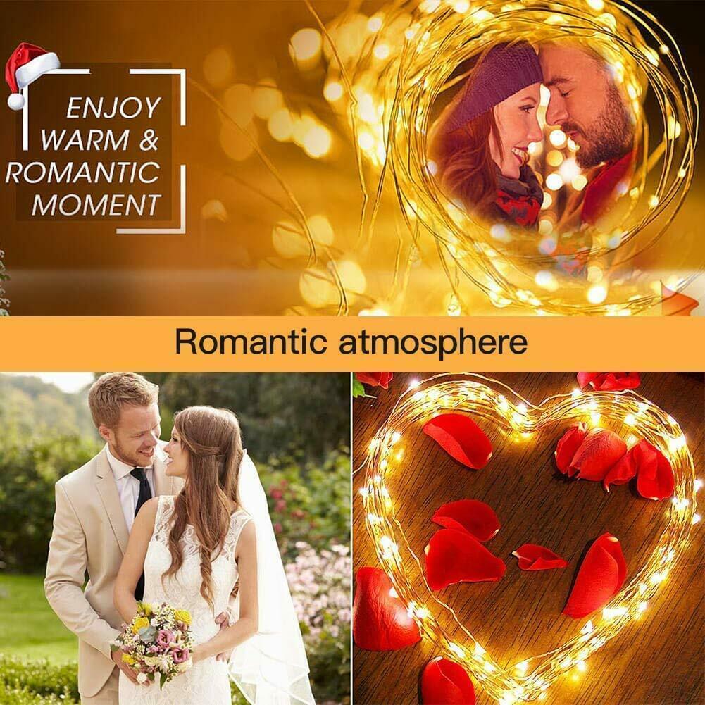 200/300 LED Solar Power String Fairy Lights Garden Outdoor Party Christmas Lamp