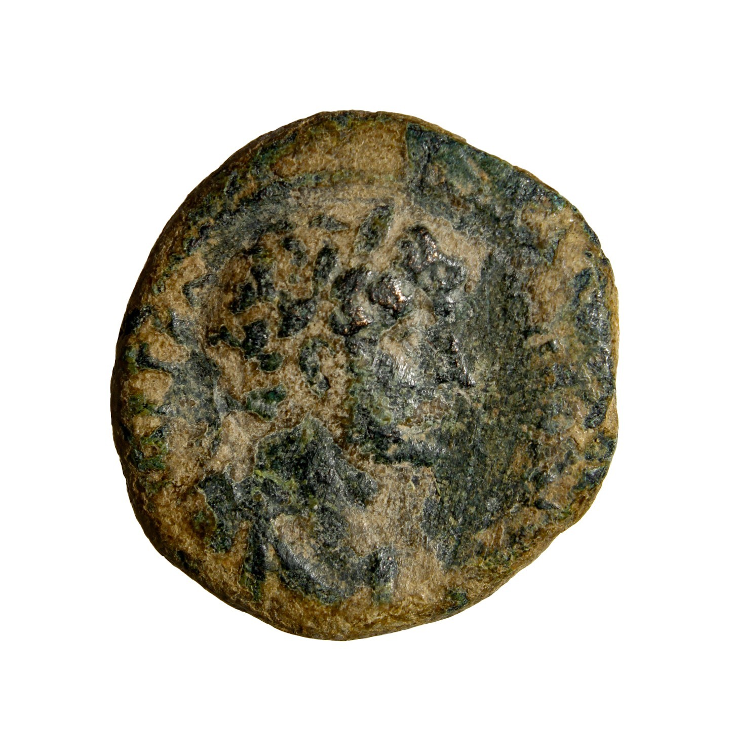 RARE Judaea. Hadrian Æ 17mm of Caesarea Maritima. 117-138 CE. Roman Coin