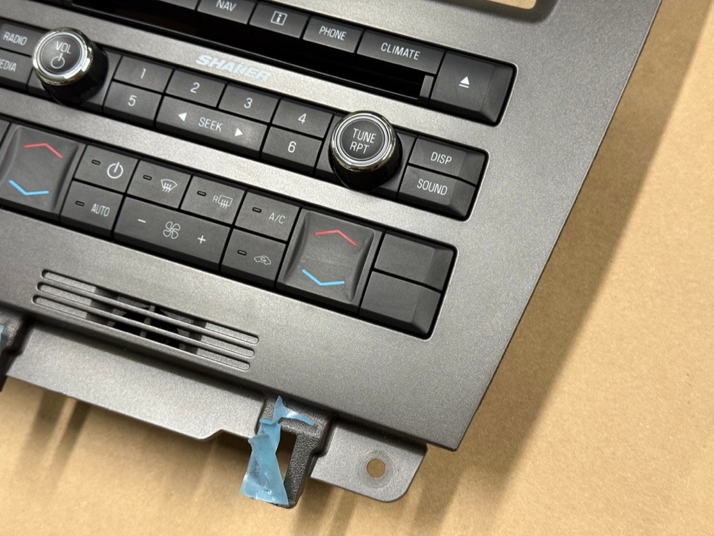 2013-2014 Ford Mustang GT500 Touch Screen Face Plate Radio Trim Piece 2011-2014