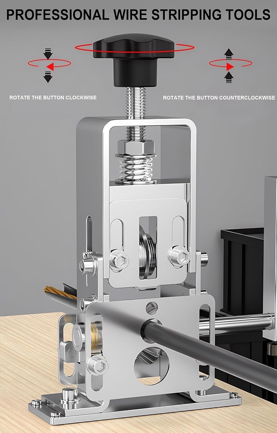 Máquina Pela Cable Para Taladro Eléctrico Pelacables Alambre Cobre Ajusta 0.04-1