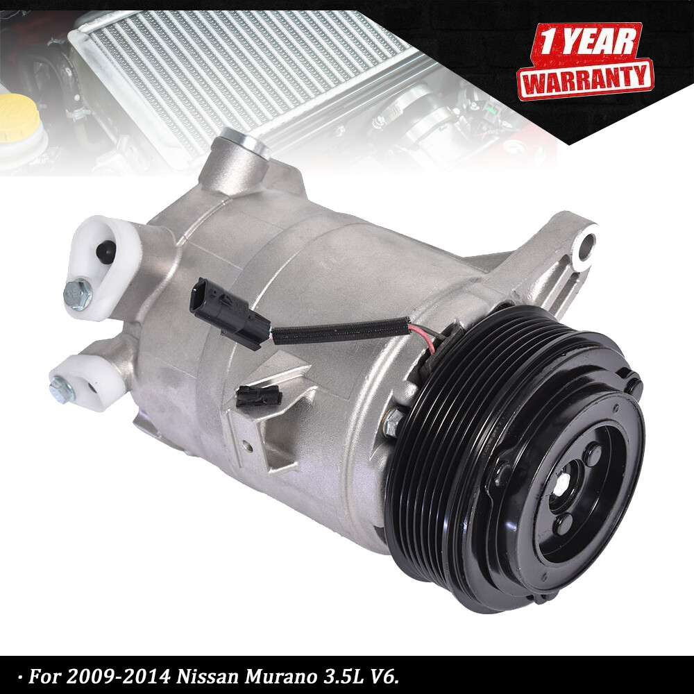 CO 11319C AC A/C Compressor W/Clutch Fit For 2009-2014 Nissan Murano 3.5L V6