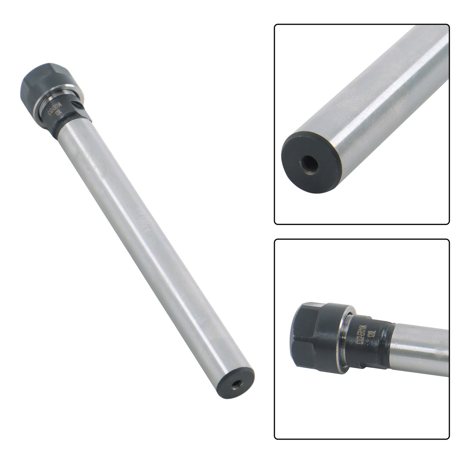 ER11 Collet Chuck 1/2 Straight Shank 4.7 Inch Extension Precision Tool Holder