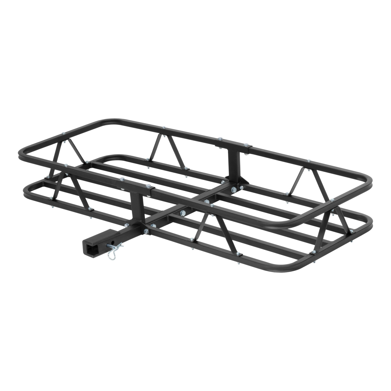 Trailer Hitch + Cargo Carrier Basket Fixed 500lbs CURT Class 3 Receiver #13177