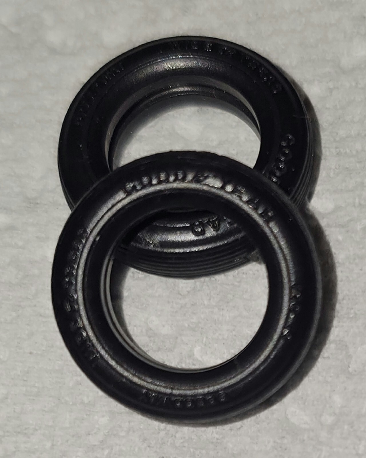 12Pcs Good Year Model Car Rubber Tire 1:43 Scale F70-14 Speedway Wide Tread