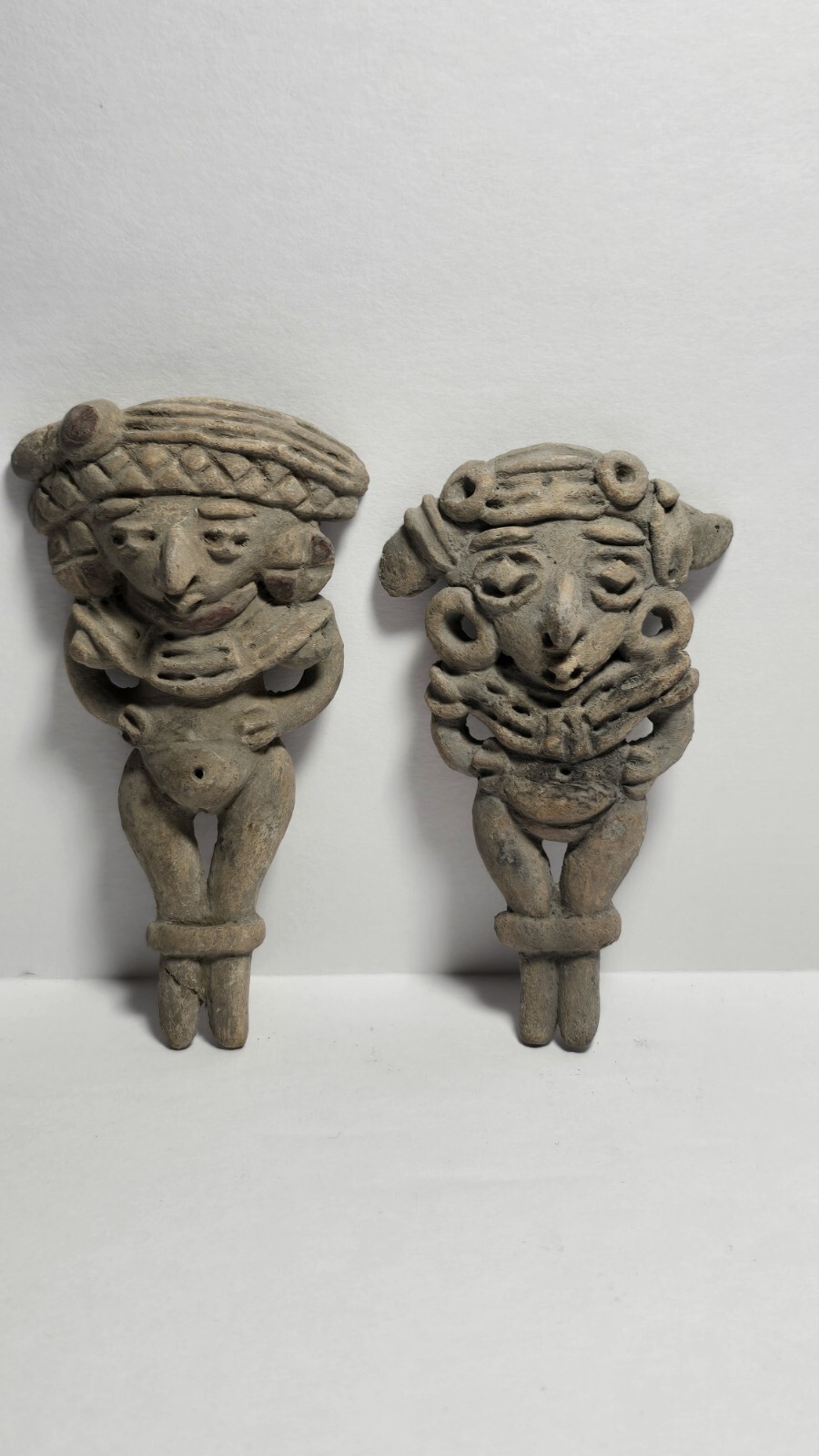 Precolumbian  Chupicuaro Terracota Ladys Figures 1200BC 400AD