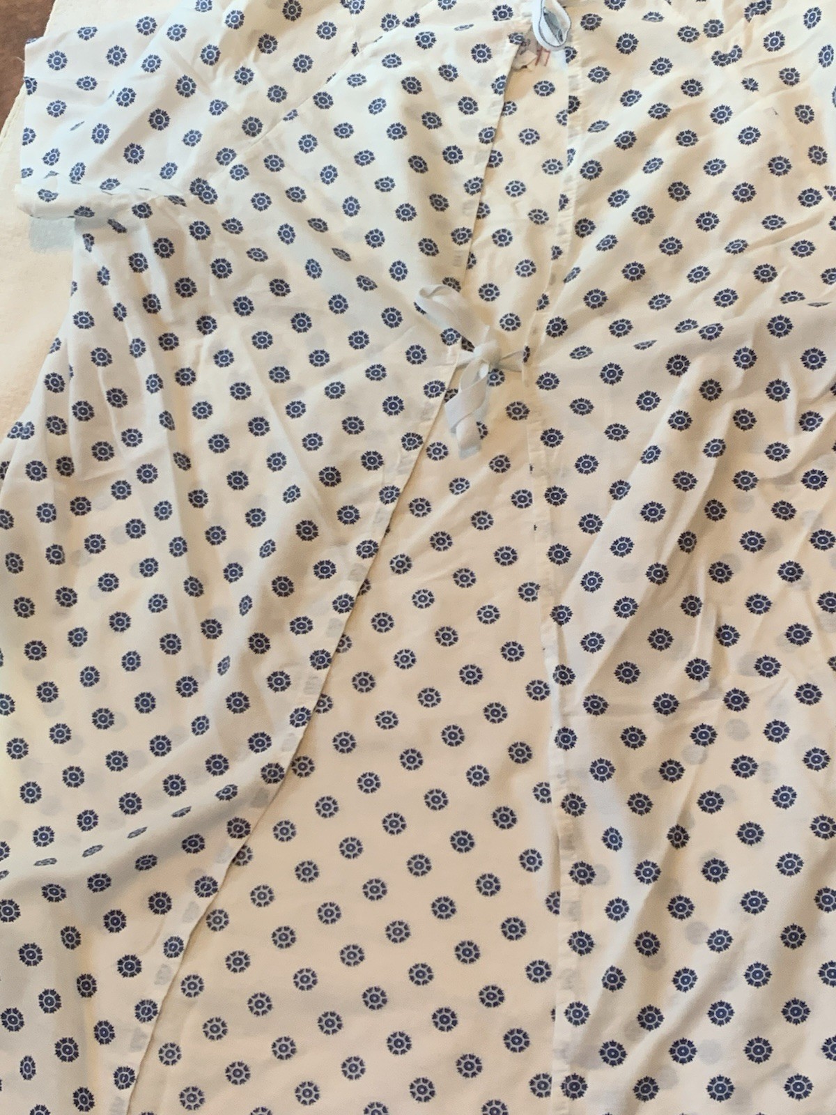 Pres. Hospital Vintage Hospital Gown Open Back Good Clean Condition