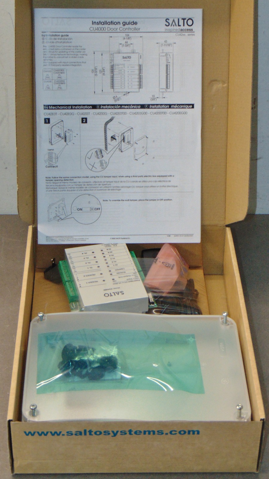 NEW SALTO CU42E0 ETHERNET DOOR CONTROLLER CU42E0TUS Quantity Available