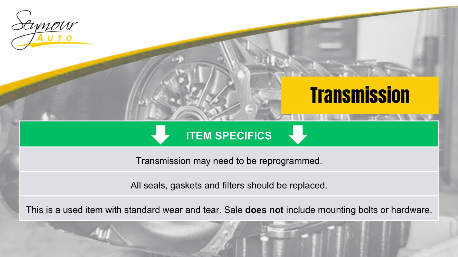 Automatic Transmission 6 Speed Thru 07/03/12 Fits 12 ACCENT 1511822