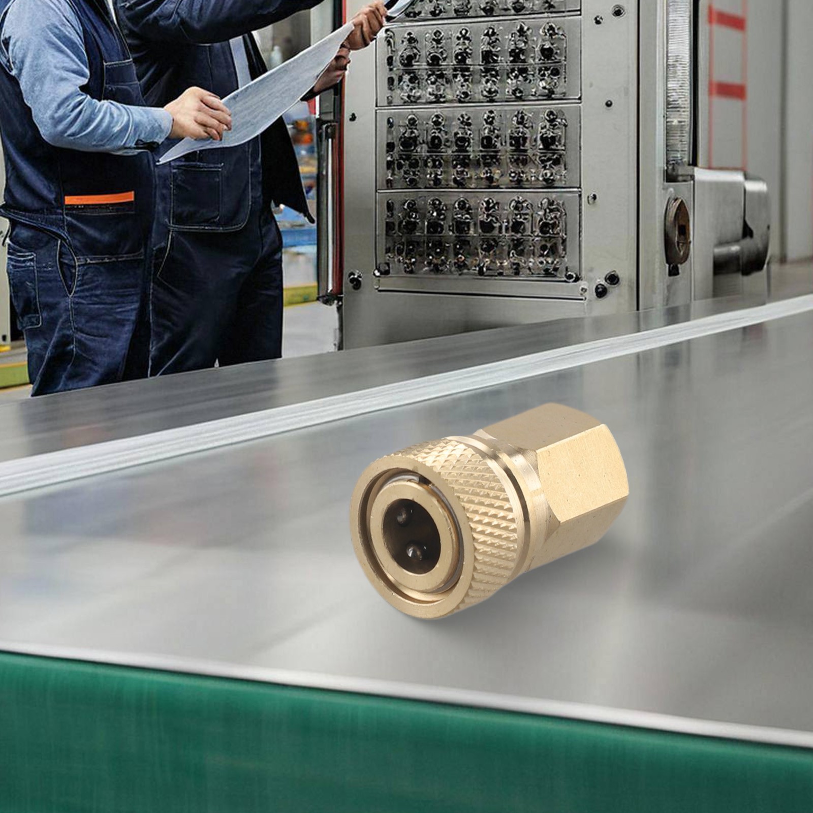 Heavy Duty PCP 8mm Quick Release Disconnect Coupler with 18 NPT Female Fittings