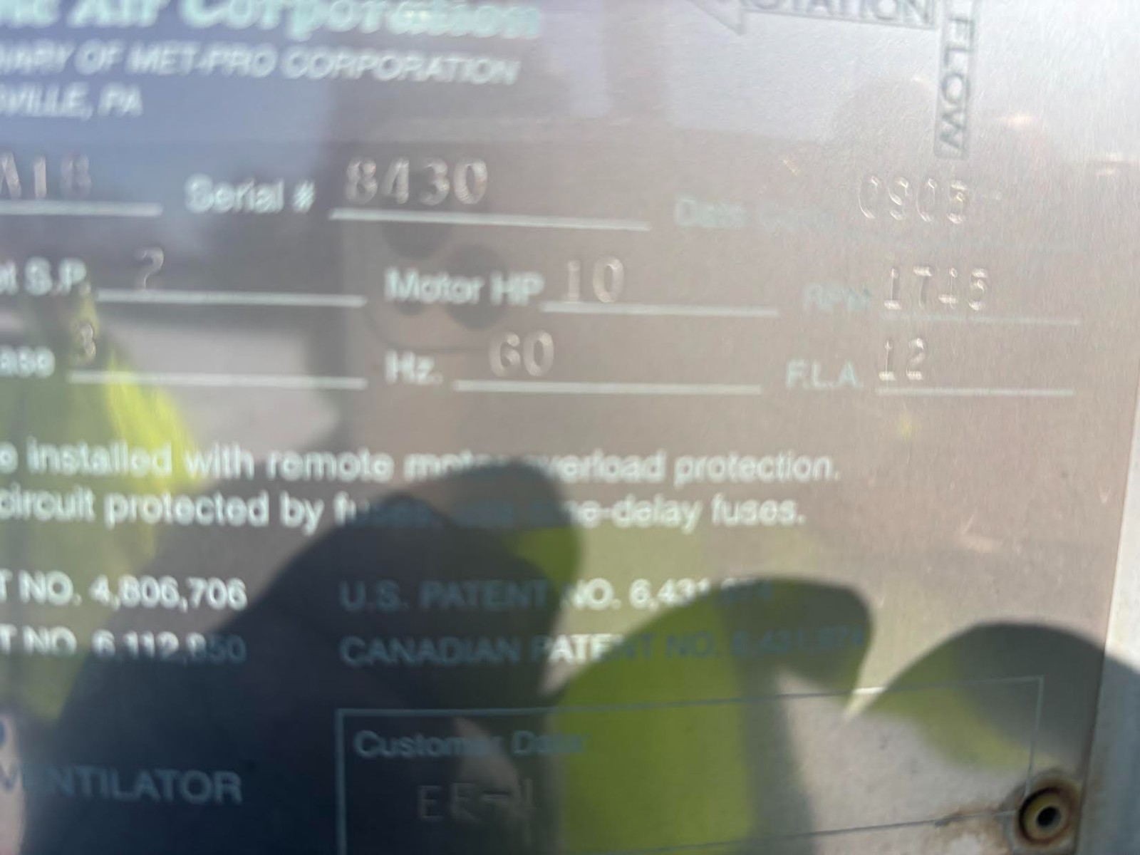 Industrial Strobic Air Rooftop Exhaust Fan