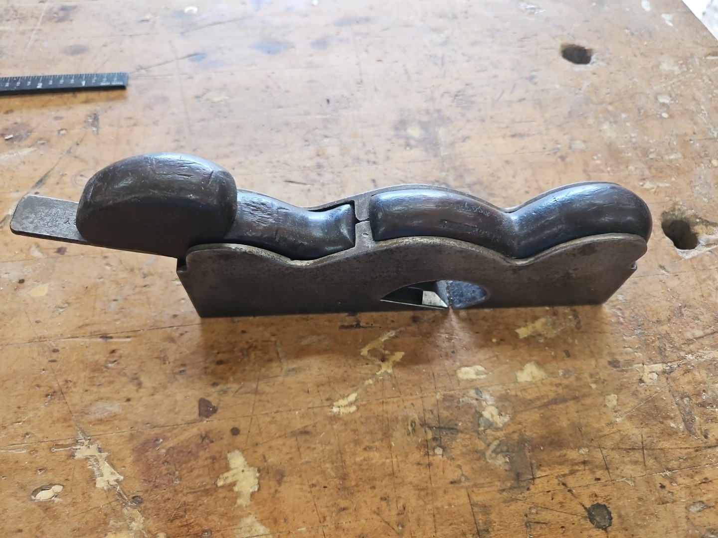 British Infill Rabbet Plane 1 Inch Rosewood with Sorby Blade