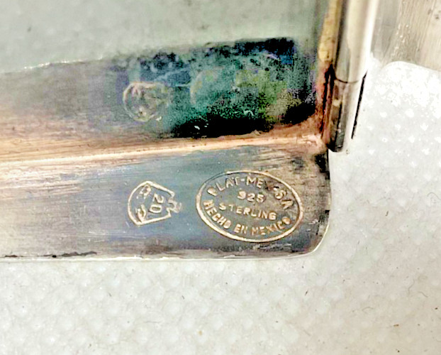 Vintage Taxco Mexico Sterling Silver 925 Match Book Holder Plat-Mex SA Eagle 20