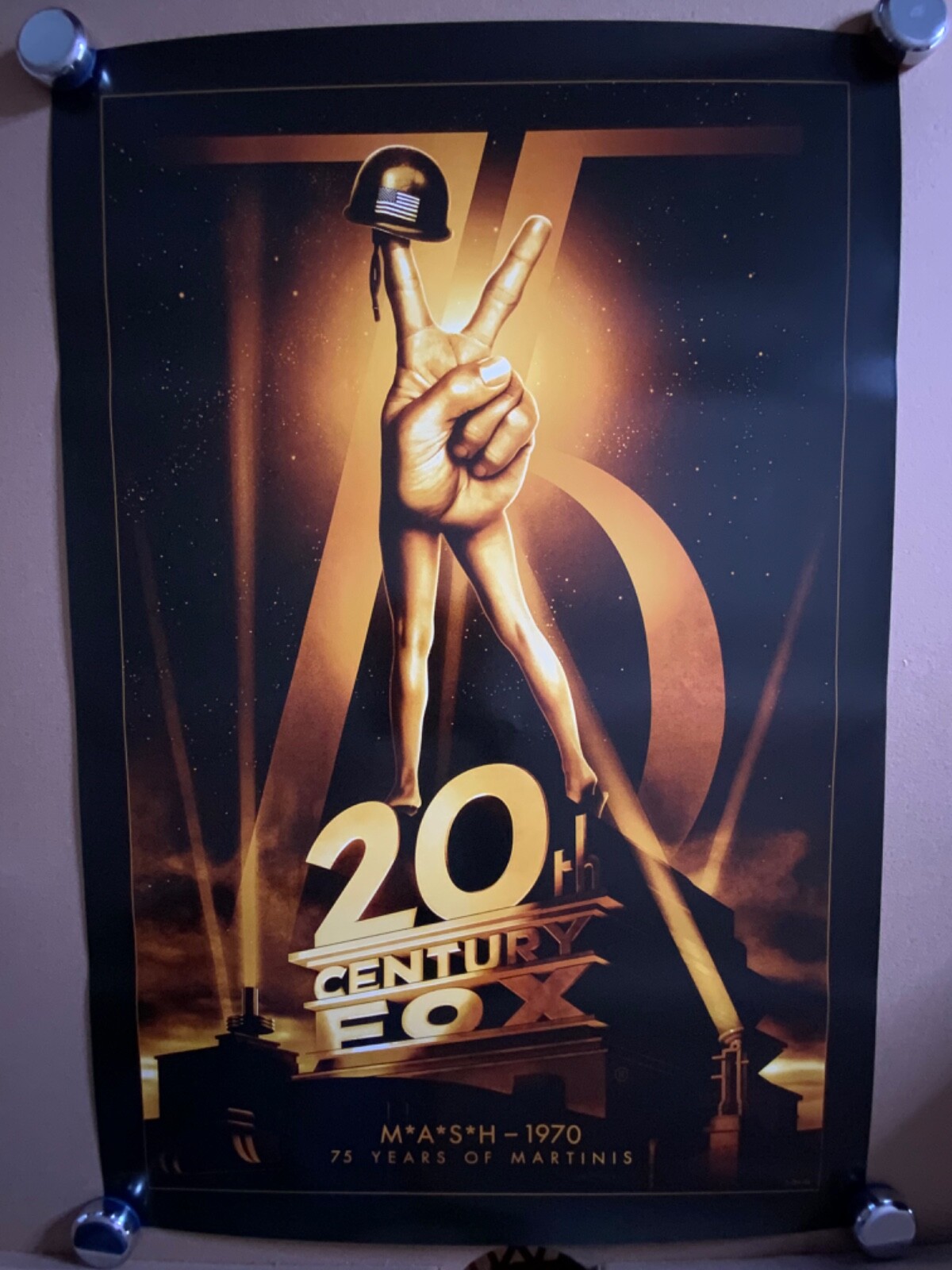 20th Century Fox 75th Anniversary Movie Poster Set includes 8 Posters 40x27