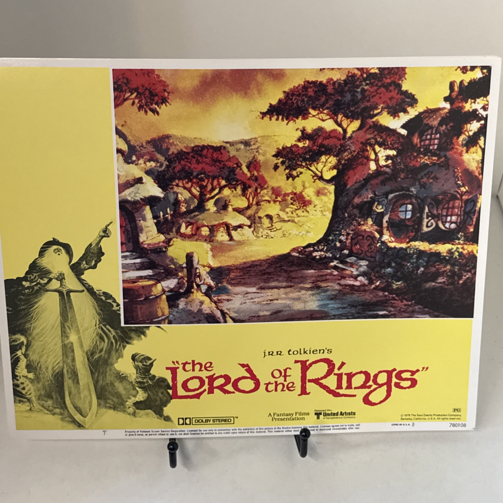 Original 1978 THE LORD OF THE RINGS Movie Lobby Cards -11x14- Set Of 3