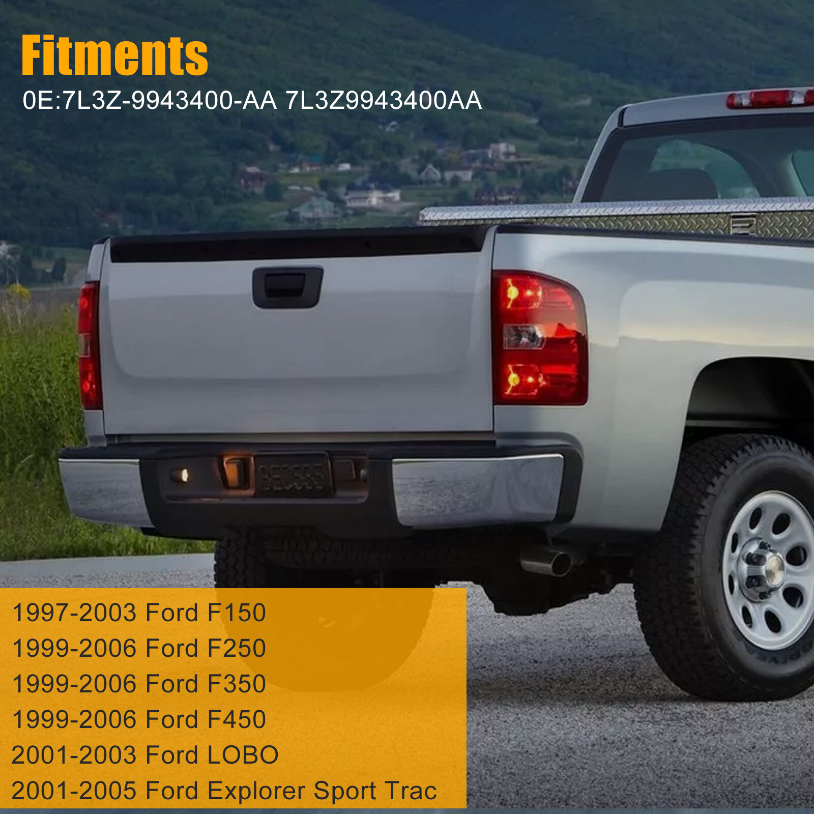 Tailgate Handle Camera Kit For Ford F150 F250 F350 1997-2003 2004 2005 2006 2007