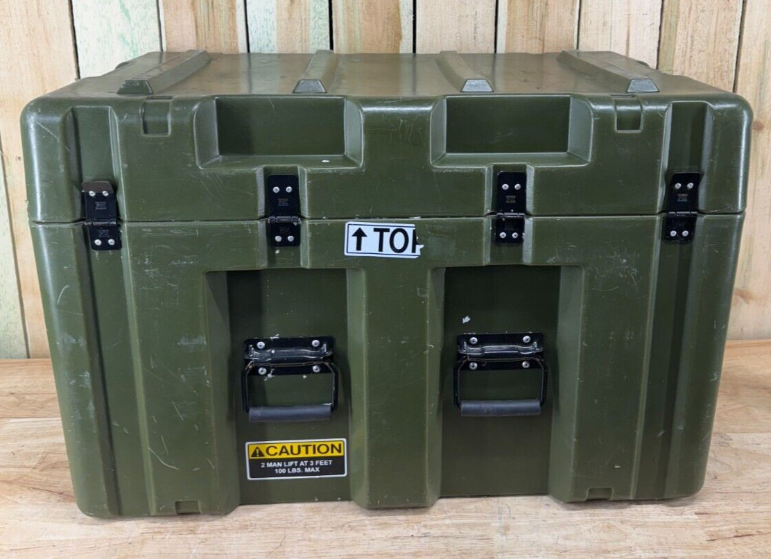 PSI Footlocker Green Case 32"X20.5"X21.5" Military (Hardigg) Waterproof