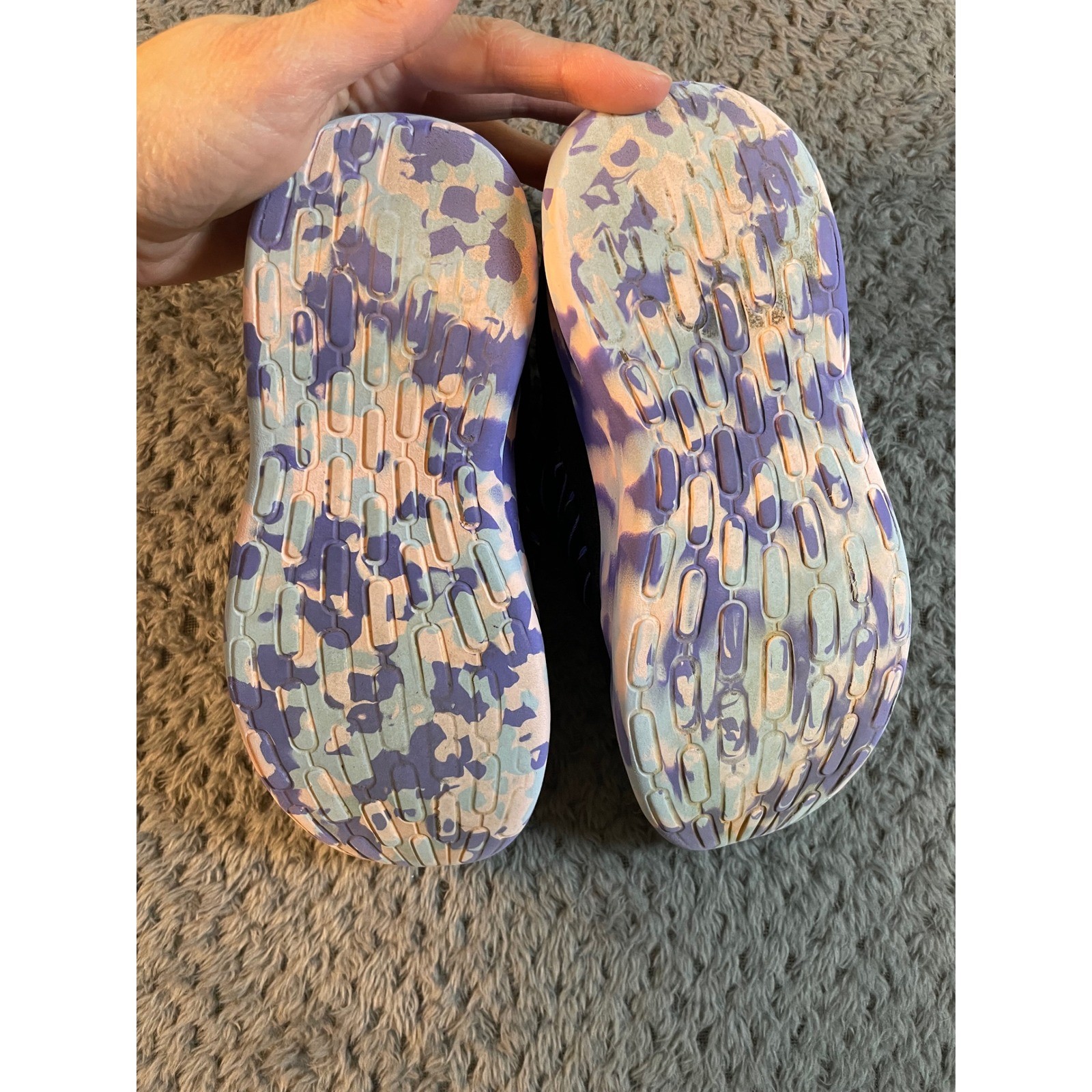 Adidas Lite Racer Adapt 7.0 Sneaker Multi Color Girls Sz 13 NEEDS INSOLES