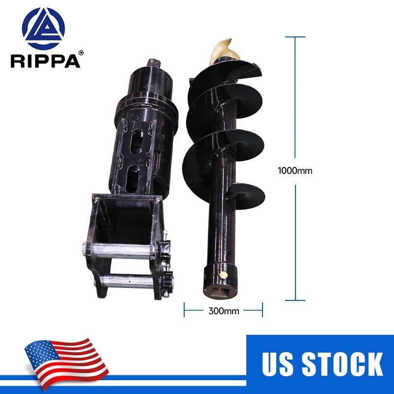 Rippa 300mm Earth Auger Drill for Mini Excavator Fence Landscaping USA | 自取