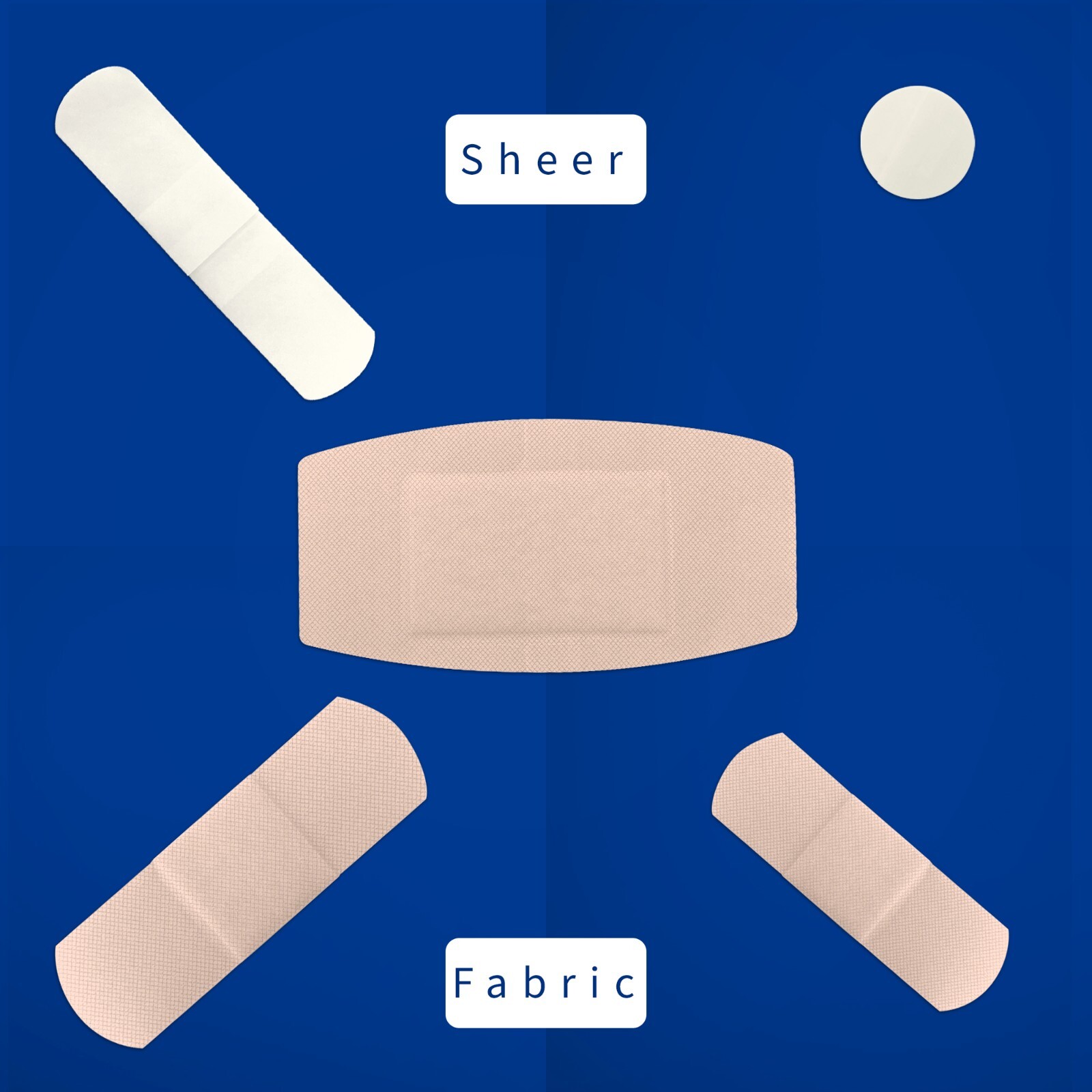 280 FLEXIBLE BANDAIDS Full New CASE of 280 ASSORTED Adhesive Bandages