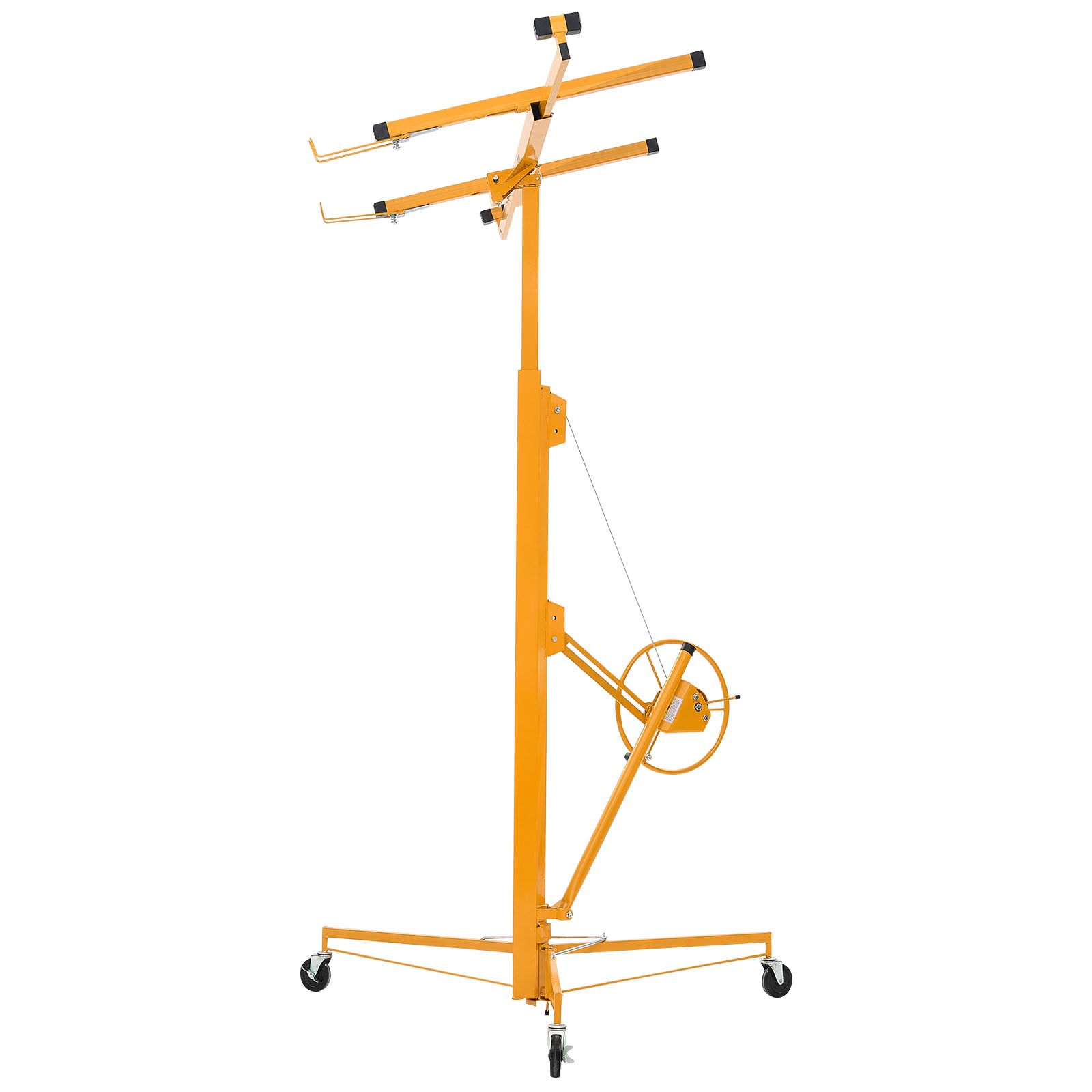 Uimoso 16Ft Drywall Lifter Sheetrock Hoist Lift Adjustable arm & Lockable Wheels