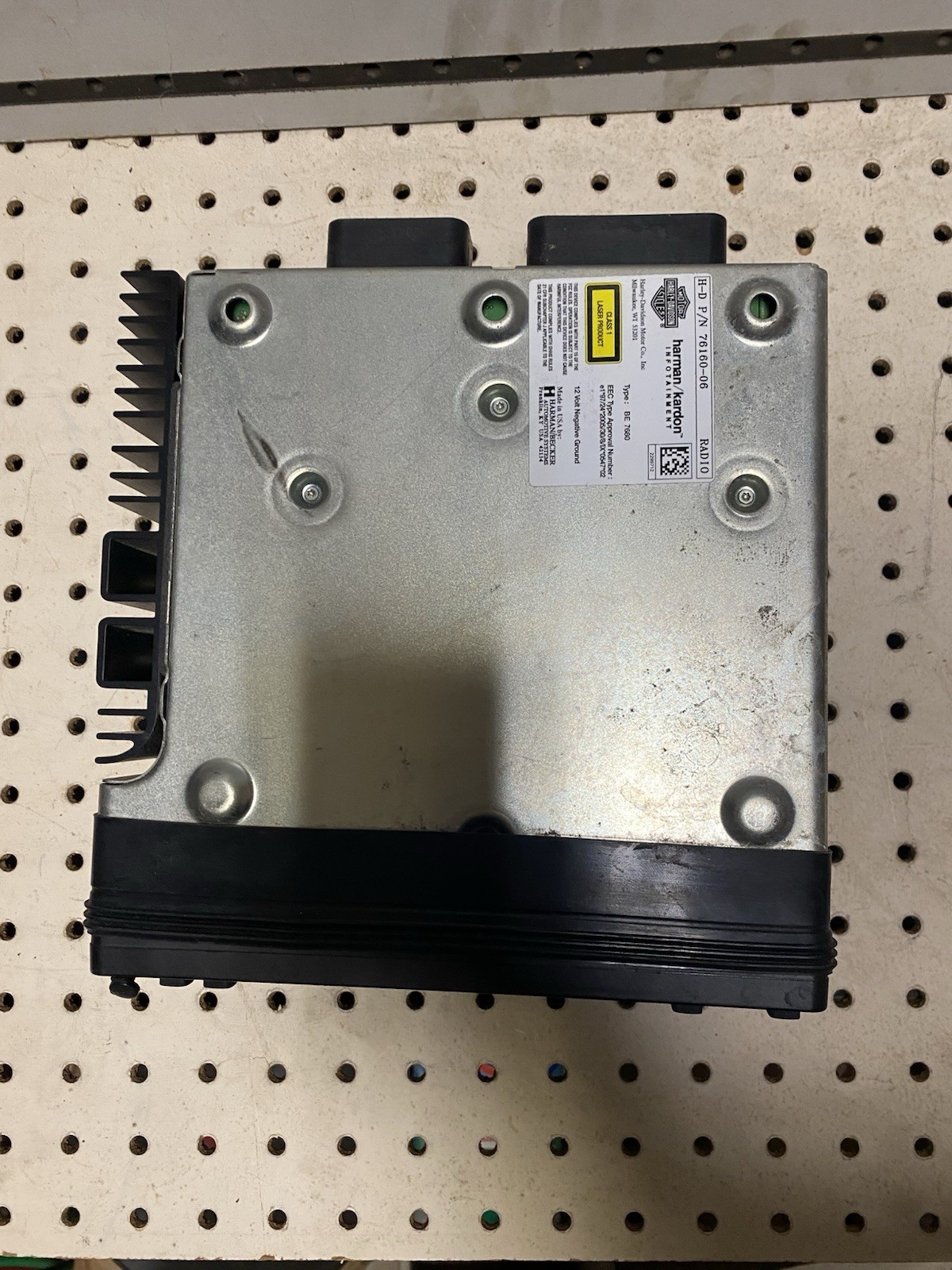 Harley Davidson Motorcycle Stock Stereo Used