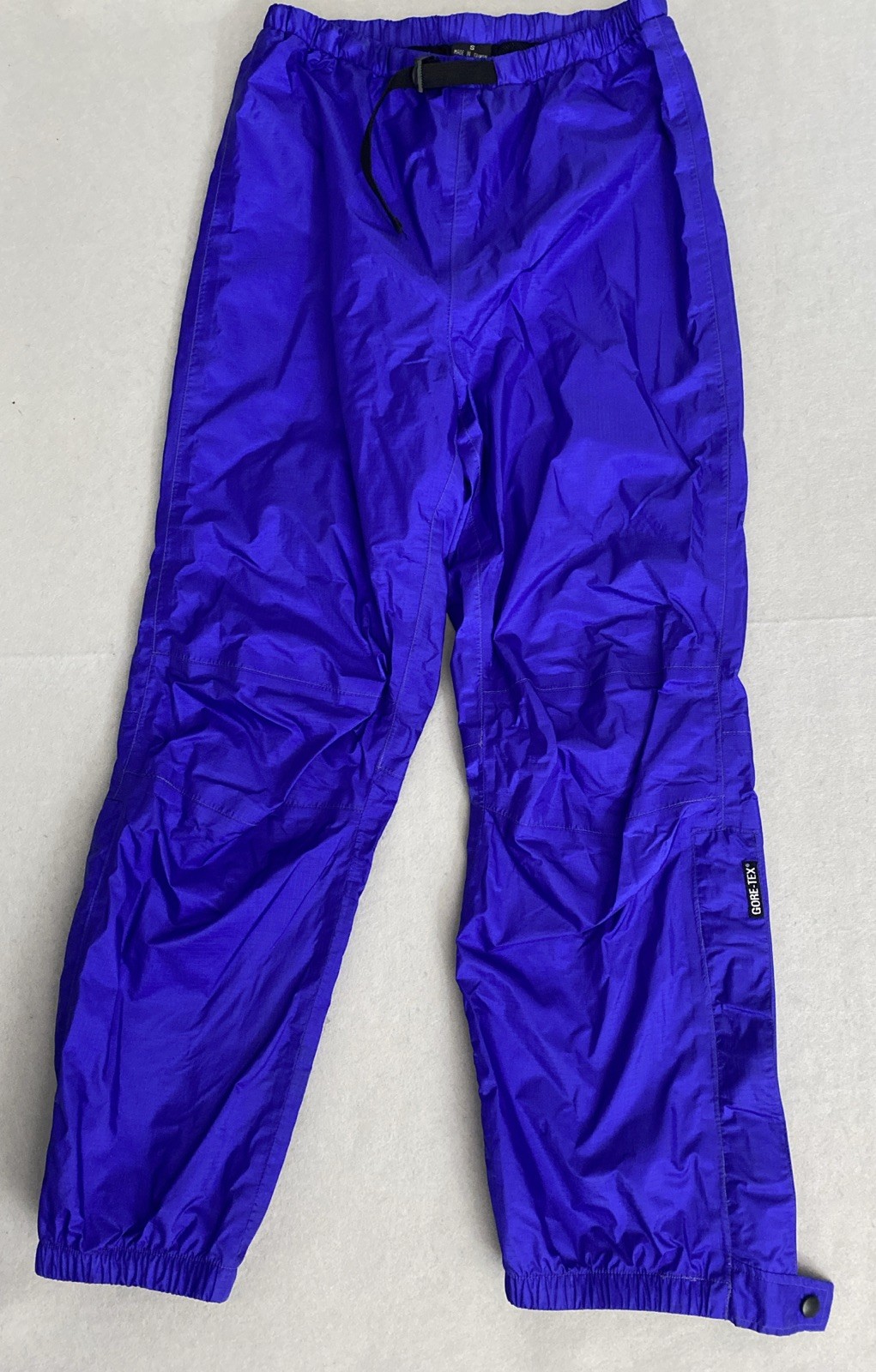 Mountain Hard Wear Gore-Tex Waterproof Pants Shell Small 26x27 Ankle Zip Purple