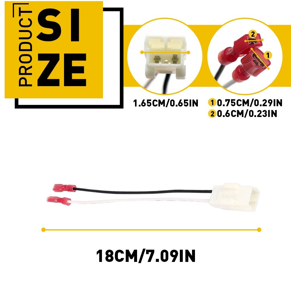 4X Speakers Door Connector Wiring Harness Plug Fits For 2007-2018 Jeep New