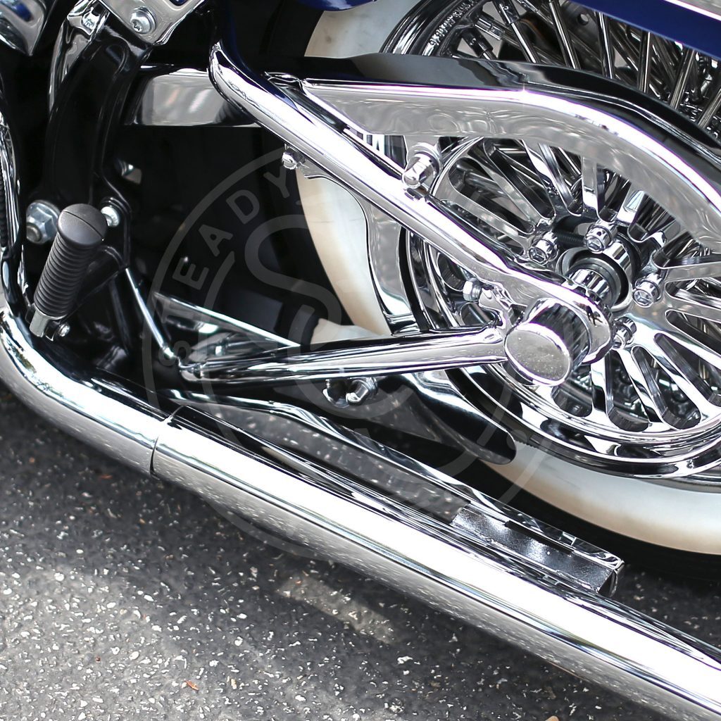 39'' Fishtail Pipes for Harley Softail with 1.75'' True Dual Exhaust Head Pipes