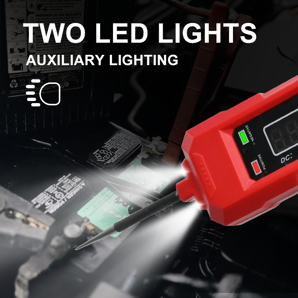 6-48V Automotive Digital Power Probe Circuit Electrical Tester Device System