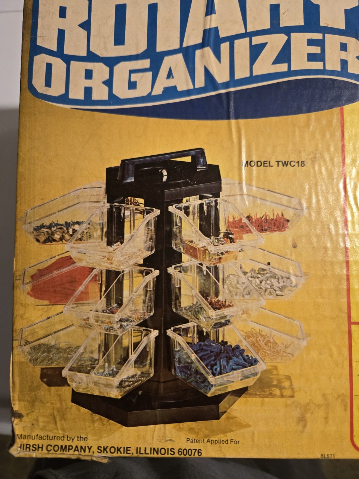 HirsH Rotary Organizer *Vintage, NEW UNOPENED*
