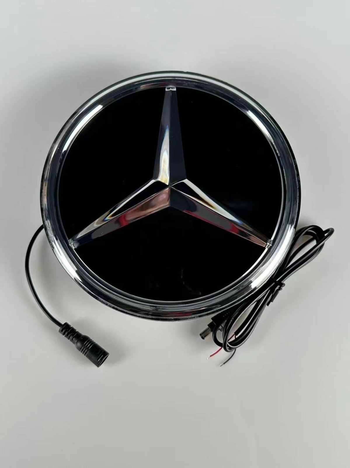 Mirror Emblem Front GrilleBadge For Mercedes Benz GLC GLE GLS 2015-2019 with LED