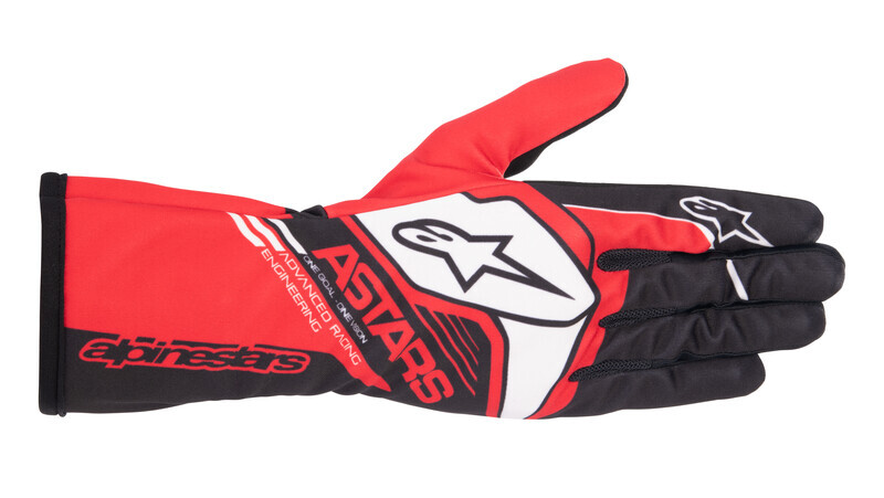 Alpinestars Youth Tech-1 K RACE S V2 CORPORATE Kart Race Gloves Red/Black